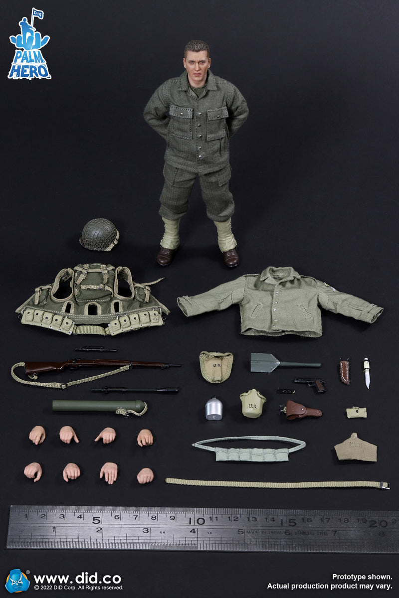 Load image into Gallery viewer, DID - 1/12 Palm Hero Series WWII US 2nd Ranger Battalion Series 2 - Private Jackson
