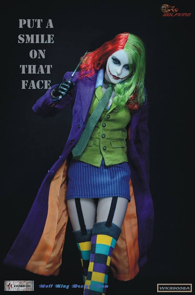 Load image into Gallery viewer, Wolfking - Female Joker Action Figure
