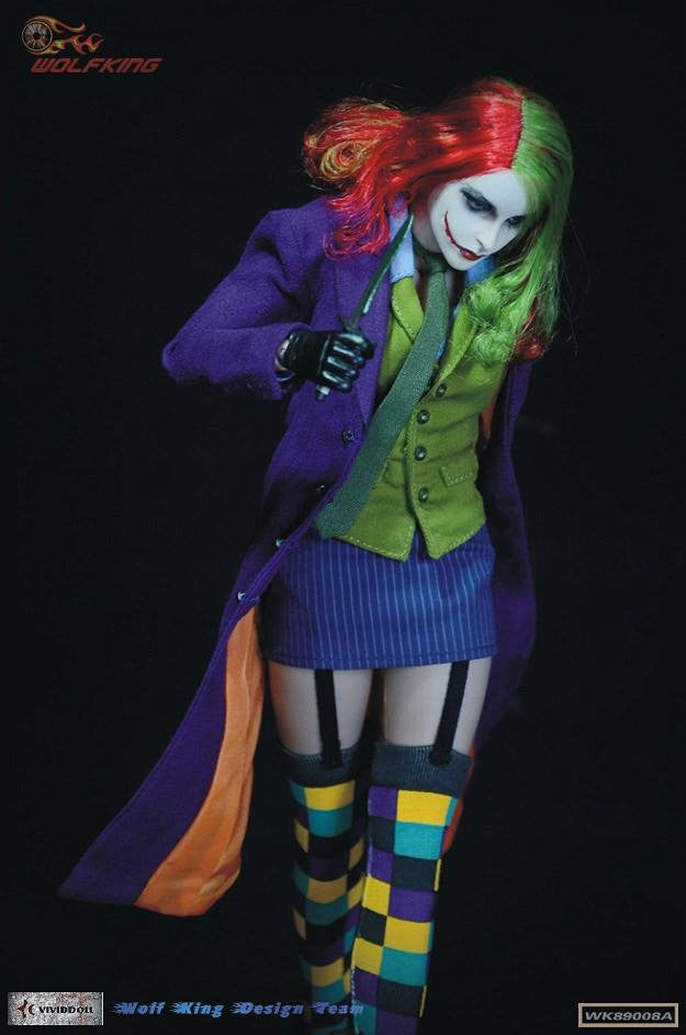 Load image into Gallery viewer, Wolfking - Female Joker Action Figure
