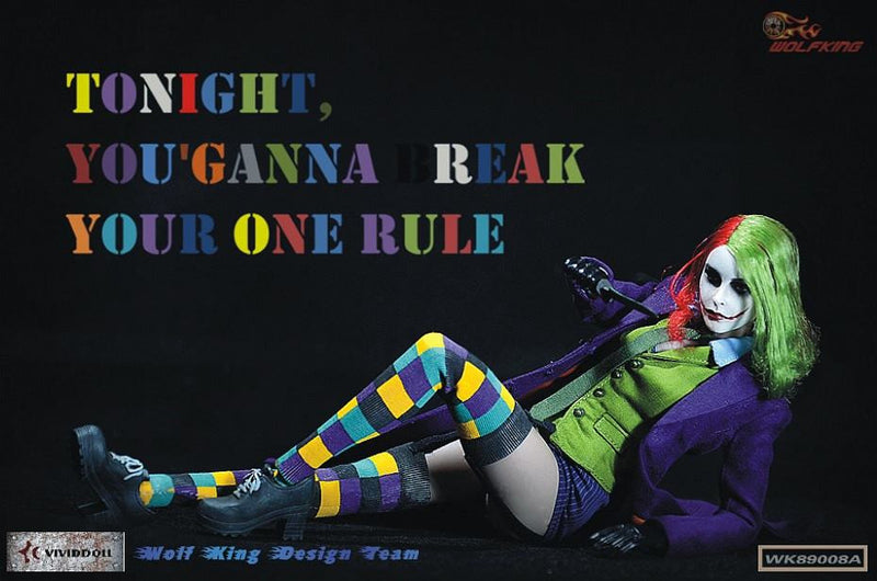 Load image into Gallery viewer, Wolfking - Female Joker Action Figure
