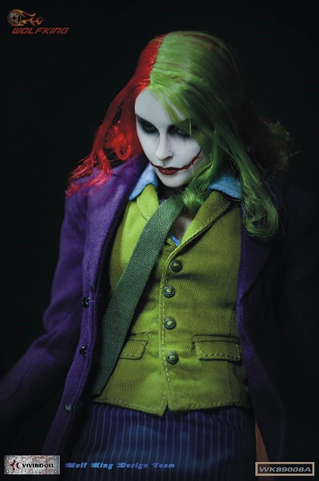 Load image into Gallery viewer, Wolfking - Female Joker Action Figure
