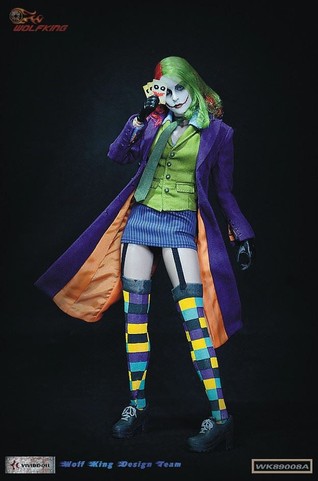 Load image into Gallery viewer, Wolfking - Female Joker Action Figure
