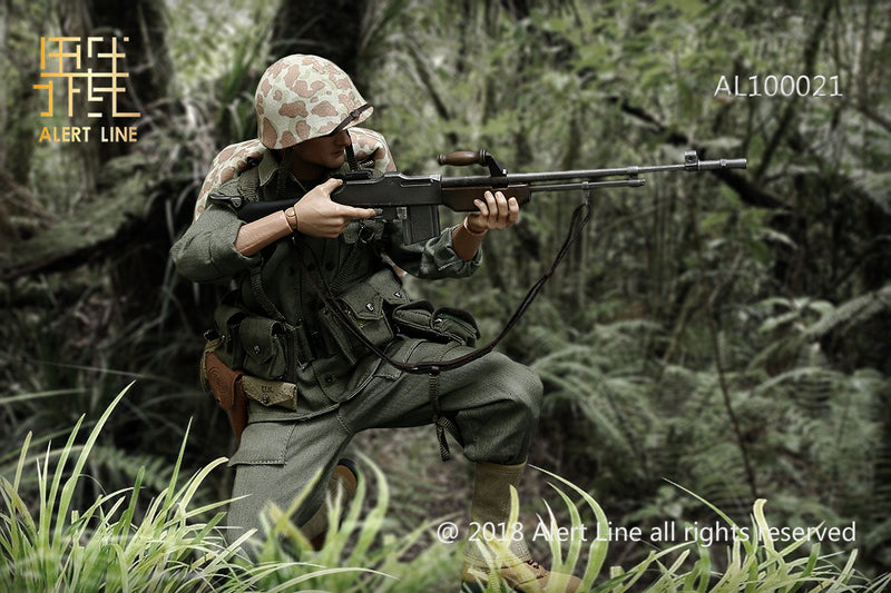 Load image into Gallery viewer, Alert Line - WWII US Marine Corps Browning Automatic Rifle BAR Gunner Set
