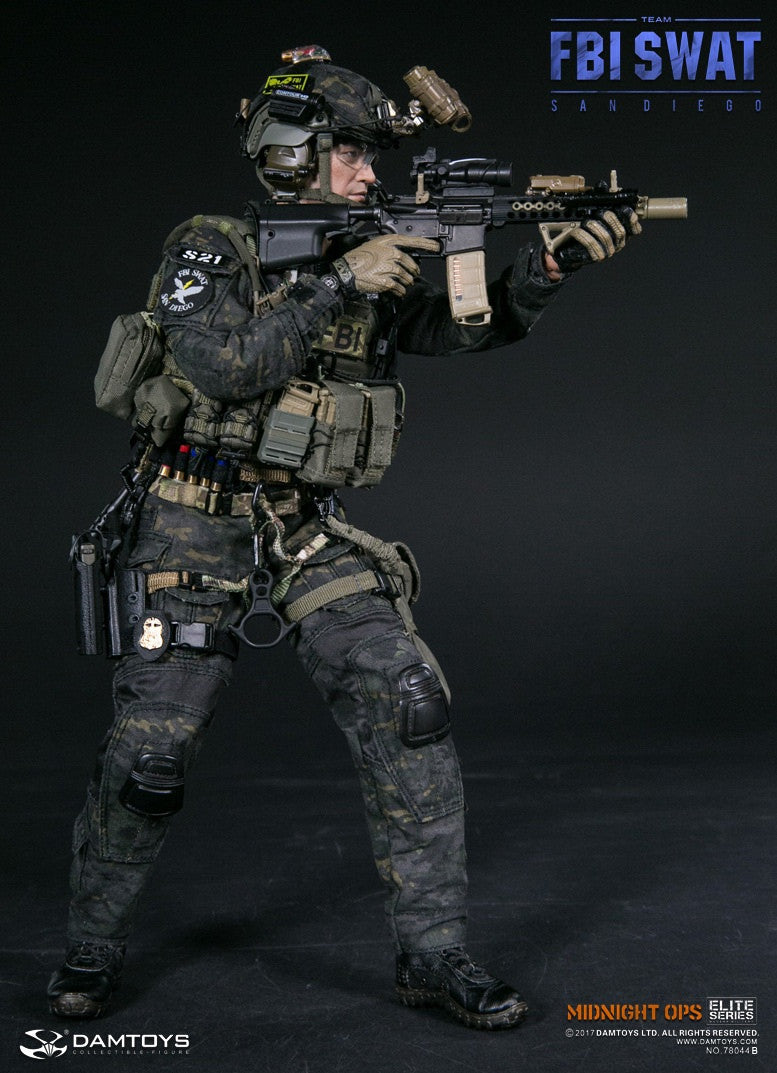 Load image into Gallery viewer, DAM Toys - FBI SWAT Team Agent - San Diego Midnight Ops
