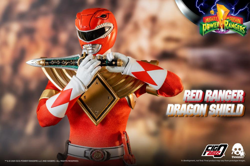Load image into Gallery viewer, Threezero - Mighty Morphin Power Rangers - Dragon Shield Red Ranger (PX Exlusive)
