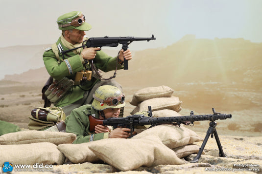 DID - 1/6 WWII German Africa Corps WH MG34 Gunner - Bialas