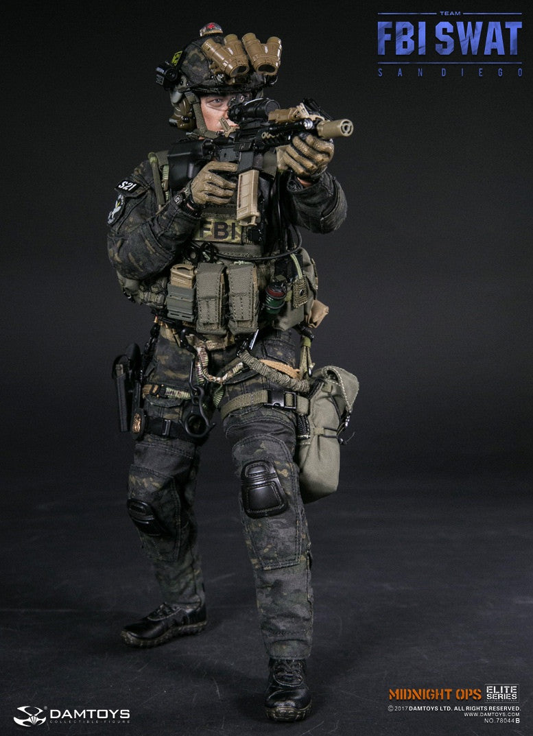 Load image into Gallery viewer, DAM Toys - FBI SWAT Team Agent - San Diego Midnight Ops
