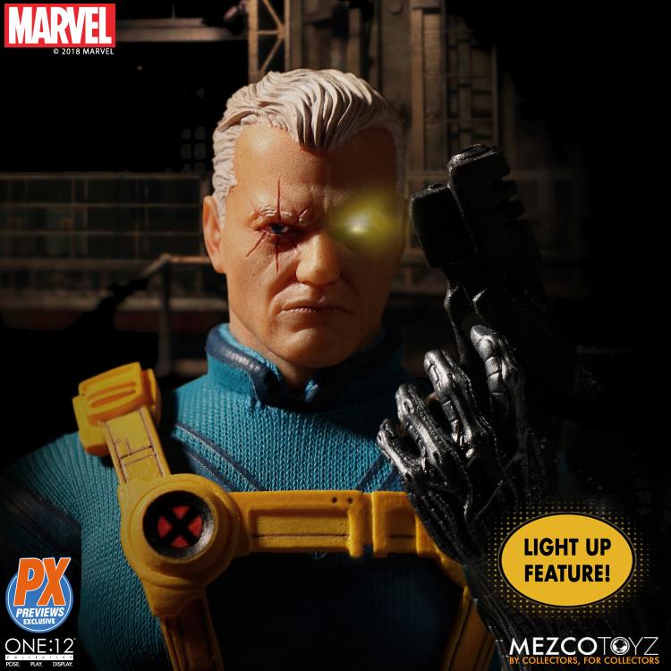 Load image into Gallery viewer, Mezco Toyz - One:12 X-Men Cable (PX Previews Exclusive)
