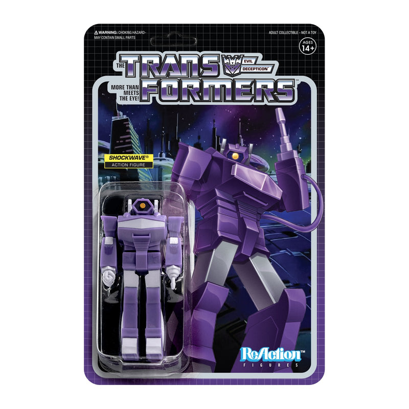 Load image into Gallery viewer, Transformers X Super 7 - Transformers ReAction: Shockwave
