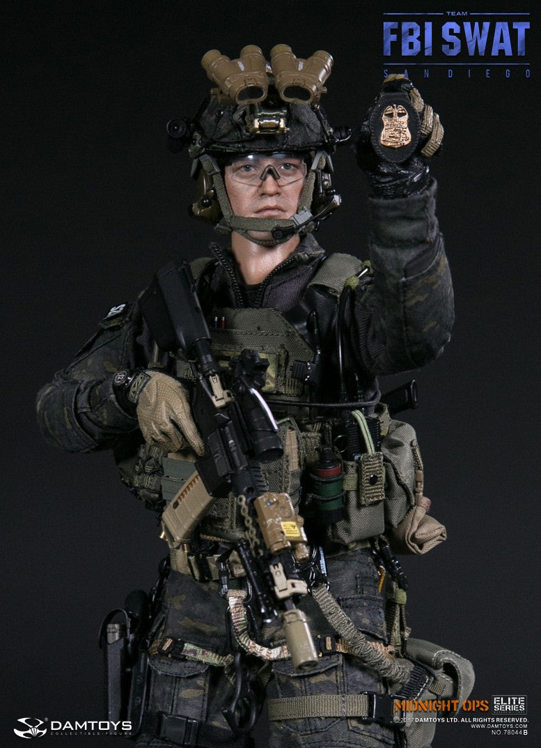 Load image into Gallery viewer, DAM Toys - FBI SWAT Team Agent - San Diego Midnight Ops
