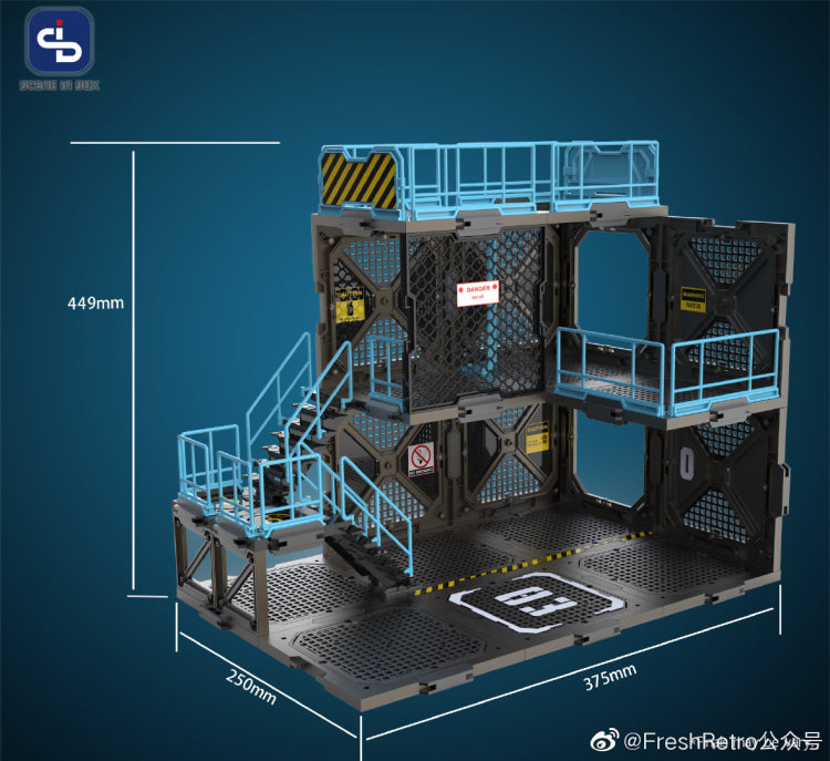Load image into Gallery viewer, Fresh Retro: Scene in Box - SIB03 Fortifications Type A Diorama Building Set
