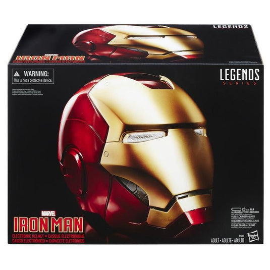 Marvel Legends - 1/1 Scale Iron Man Electronic Helmet Prop Replica