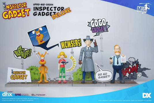Blitzway - MEGAHERO Inspector Gadget: Inspector Gadget Deluxe Figure Set