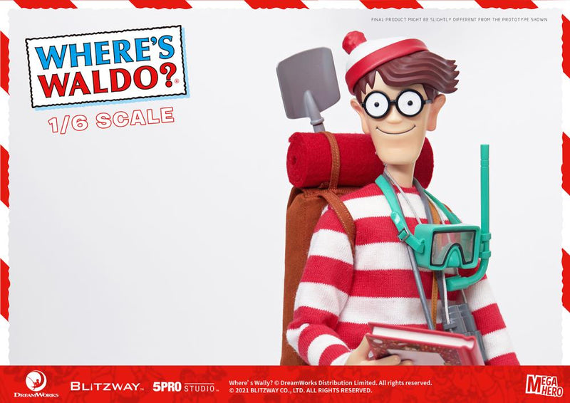 Load image into Gallery viewer, Blitzway - MEGAHERO Where&#39;s Waldo: Waldo 1/6 Scale Figure
