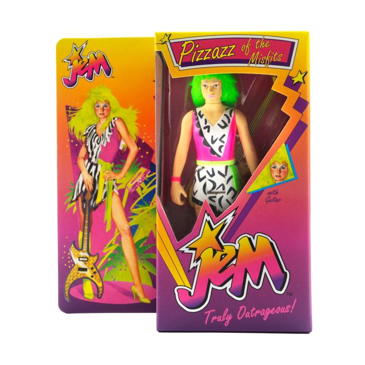 Load image into Gallery viewer, Super 7 - Jem and the Holograms ReAction: Pizzazz (Neon Retro Box) SDCC 2022 Exclusive
