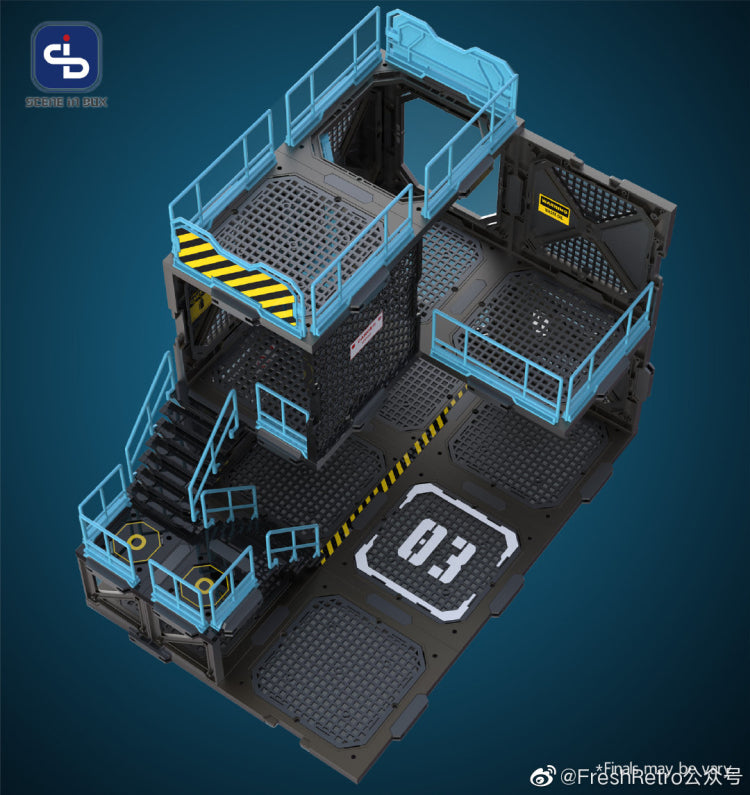 Load image into Gallery viewer, Fresh Retro: Scene in Box - SIB03 Fortifications Type A Diorama Building Set
