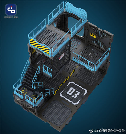 Fresh Retro: Scene in Box - SIB03 Fortifications Type A Diorama Building Set