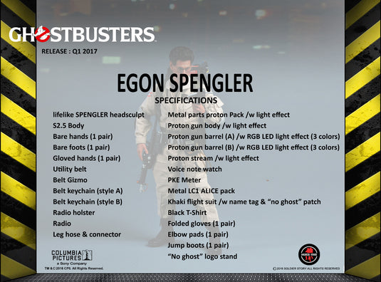Soldier Story - GHOSTBUSTERS 1984 - EGON SPENGLER - Special Edition
