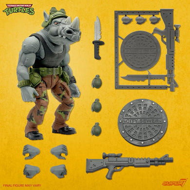 Super 7 - Teenage Mutant Ninja Turtles Ultimates: Rocksteady