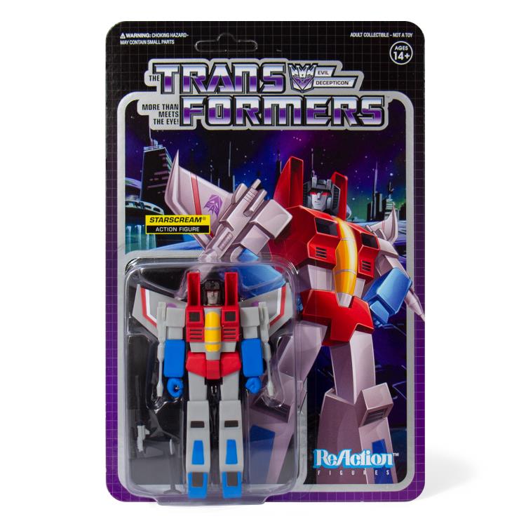 Load image into Gallery viewer, Transformers X Super 7 - Transformers ReAction: Starscream
