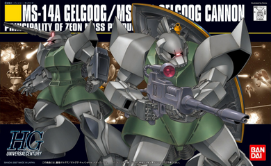 HGUC 1/144 - 076 MS-14A Gelgoog / MS-14G Gelgoog Cannon