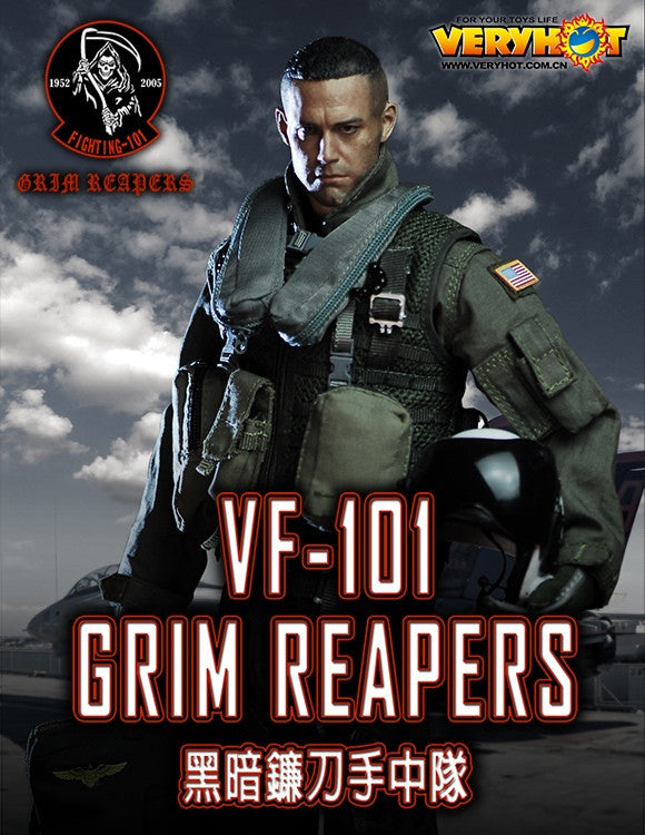 Load image into Gallery viewer, Very Hot - US Navy VF-101 Grim Reapers Pilot
