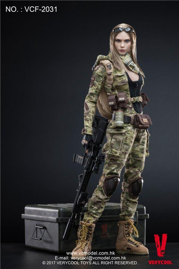 Load image into Gallery viewer, Very Cool  - MC Camouflage Women Soldier - Villa
