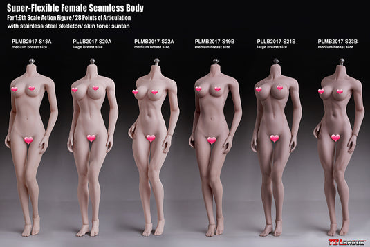 Phicen - Super Flexible Seamless Female Body - S22A