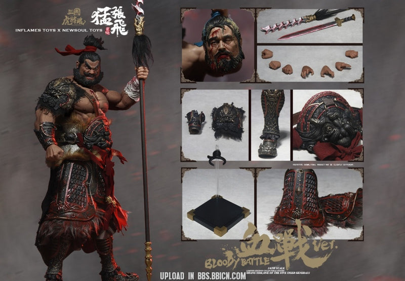 Load image into Gallery viewer, Inflames Toys x Newsoul Toys - Soul of Tiger Generals - Bloody-fighting Zhang Yide
