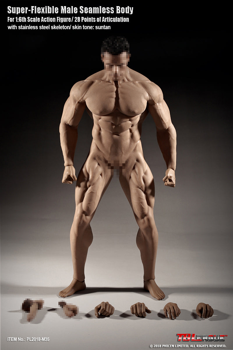 Load image into Gallery viewer, TBLeague - Super Flexible Male Seamless Body M35
