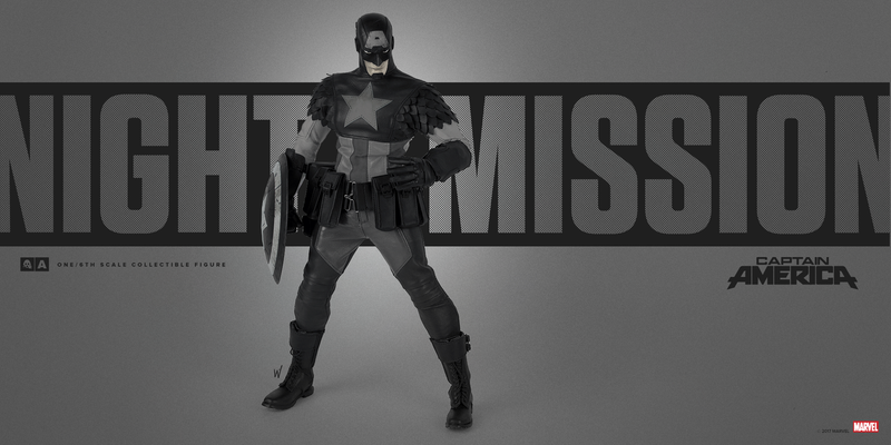 Load image into Gallery viewer, ThreeA - Night Mission Captain America
