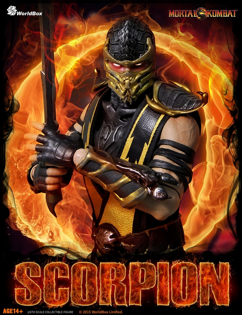 Load image into Gallery viewer, World Box - Mortal Kombat Scorpion
