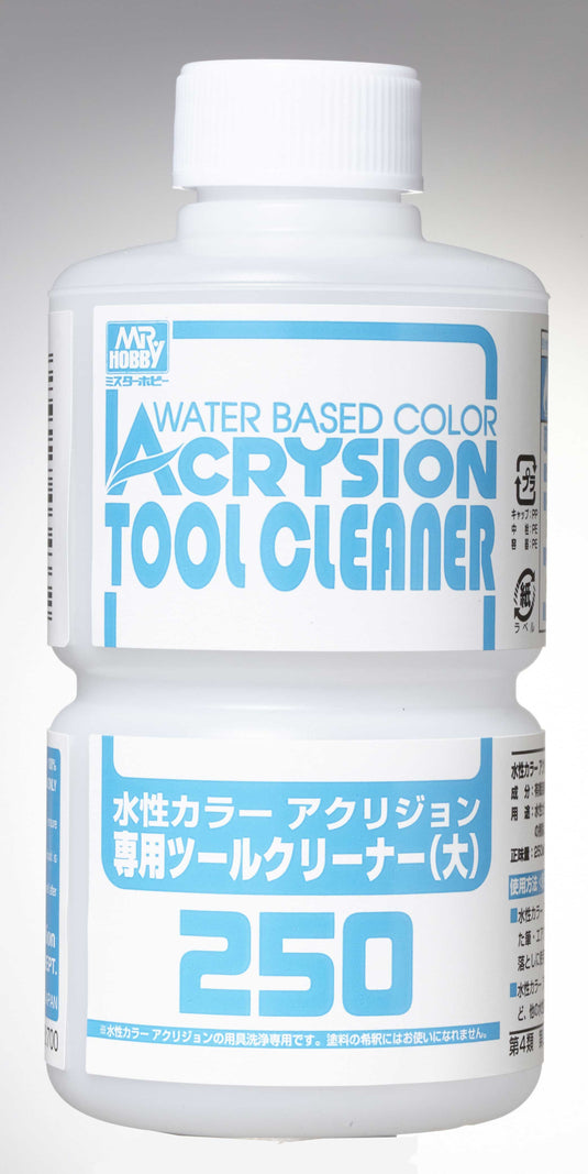 MR HOBBY - WATER BASED ACRYSION TOOL CLEANER 250 ML