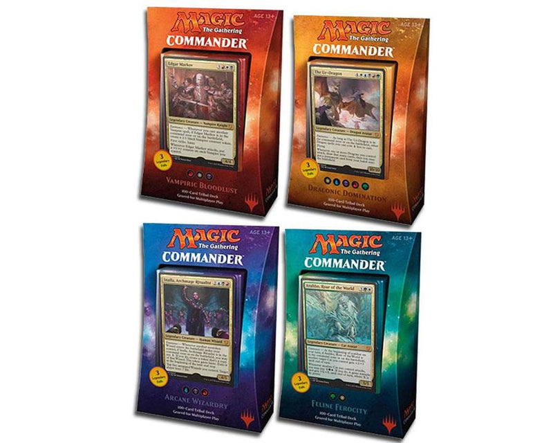 Magic The Gathering   Commander Decks  – Ages Three and Up