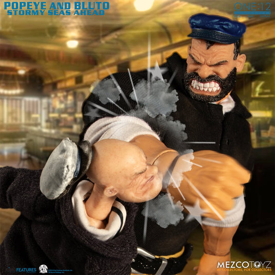 Mezco Toyz - One:12 Popeye & Bluto Stormy Seas Ahead Deluxe Box Set