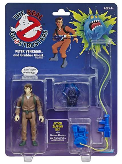 Load image into Gallery viewer, Hasbro - Kenner Classics - The Real Ghostbusters: Retro Peter Venkman and Grabber Ghost
