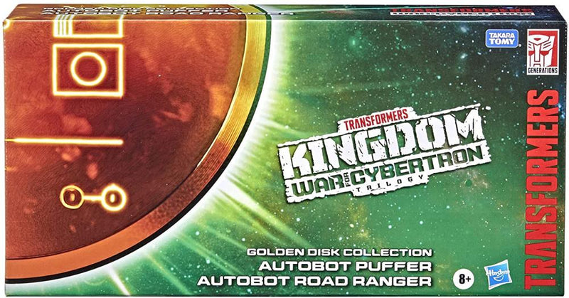 Load image into Gallery viewer, Transformers War for Cybertron: Kingdom Golden Disk Collection - Deluxe Road Ranger &amp; Puffer 2 Pack
