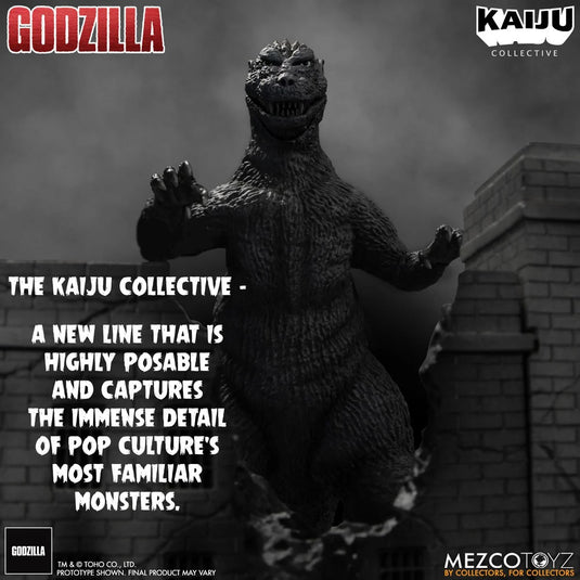 Kaiju Collective - Godzilla (1954): Godzilla (Black and White Edition)