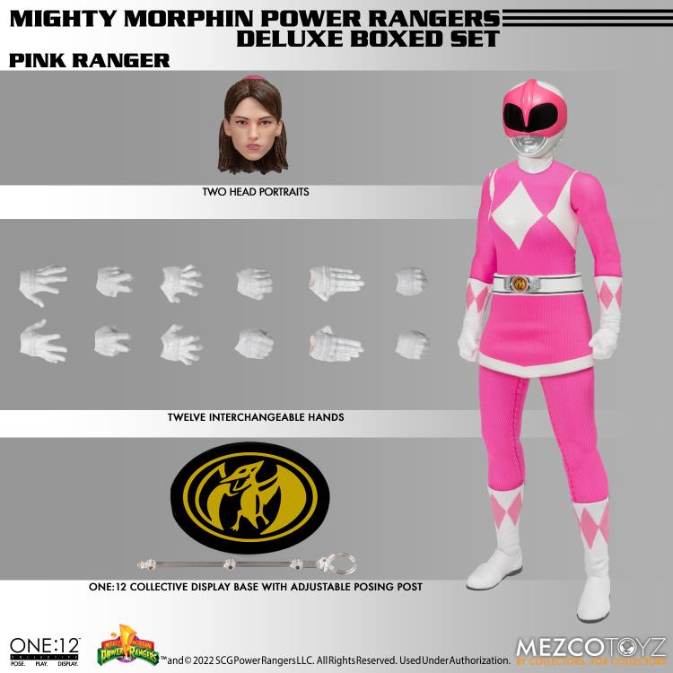 Load image into Gallery viewer, Mezco Toyz - One:12 Mighty Morphin&#39; Power Rangers Deluxe Box Set
