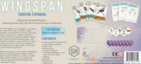 Load image into Gallery viewer, Stonemaier Games - Wingspan European Expansion
