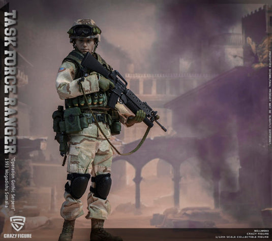 Craazy Figure Rangers Crazy Figure - 1/12 US Military 75th Rangers Regiment – Ages Three and Up