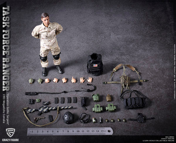 Load image into Gallery viewer, Crazy Figure - 1/12 US Delta Special Force
