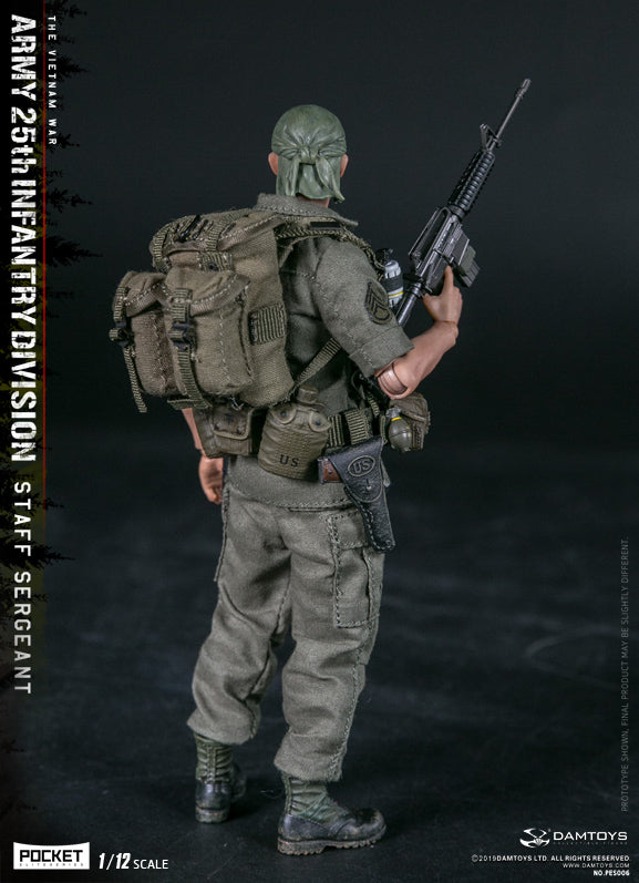 Load image into Gallery viewer, DAM Toys - 1/12 Pocket Elite Series - Army 25th Infantry Division Private Staff Sergeant PES006
