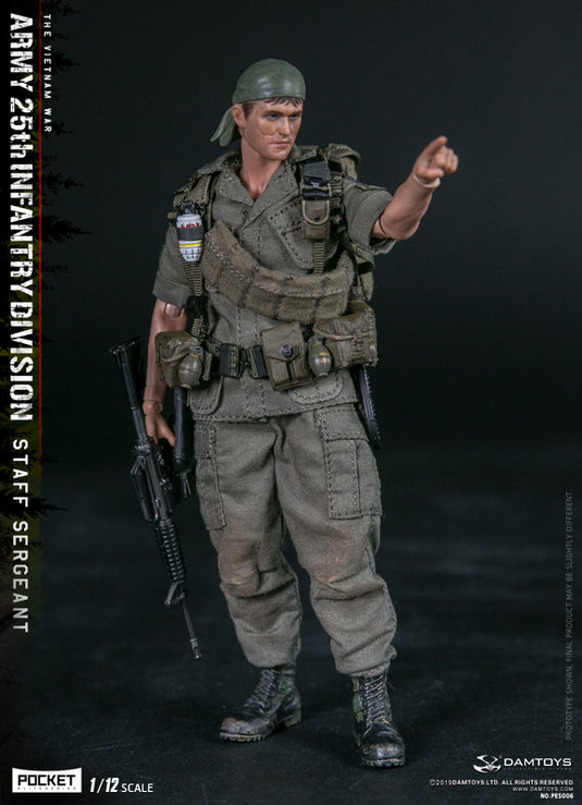 DAM Toys - 1/12 Pocket Elite Series - Army 25th Infantry Division Private Staff Sergeant PES006