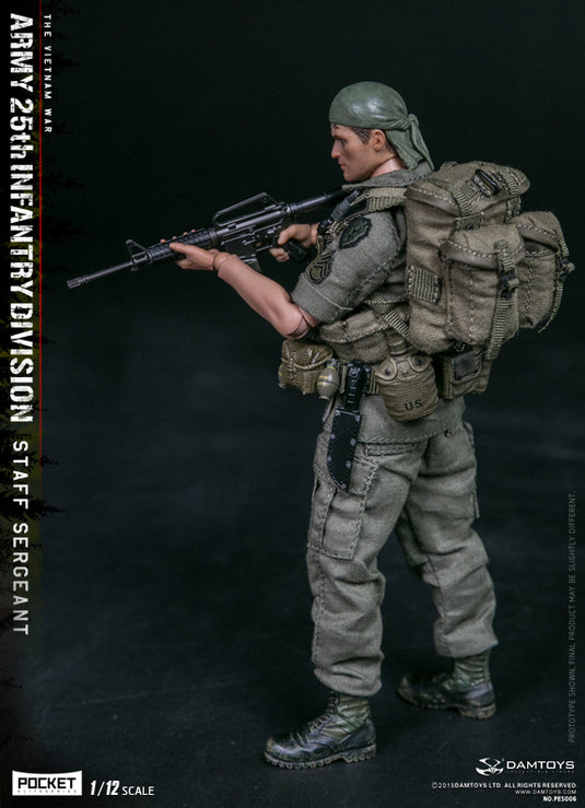 DAM Toys - 1/12 Pocket Elite Series - Army 25th Infantry Division Private Staff Sergeant PES006