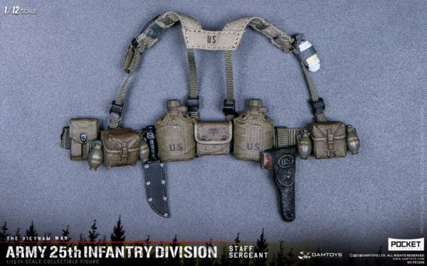 Load image into Gallery viewer, DAM Toys - 1/12 Pocket Elite Series - Army 25th Infantry Division Private Staff Sergeant PES006
