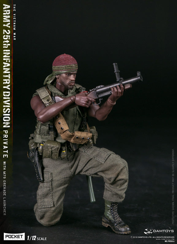 Load image into Gallery viewer, DAM Toys - 1/12 Pocket Elite Series - Army 25th Infantry Division Private WITH M79 Grenade Launcher PES011
