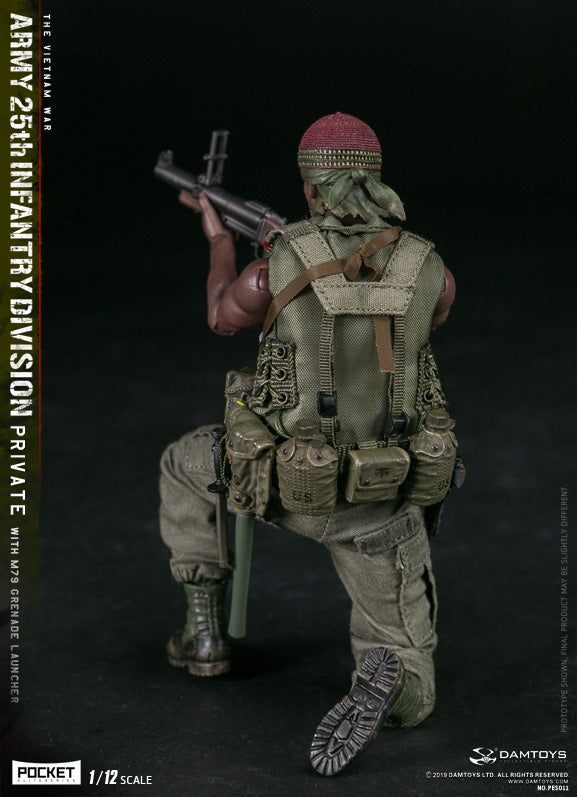 Load image into Gallery viewer, DAM Toys - 1/12 Pocket Elite Series - Army 25th Infantry Division Private WITH M79 Grenade Launcher PES011
