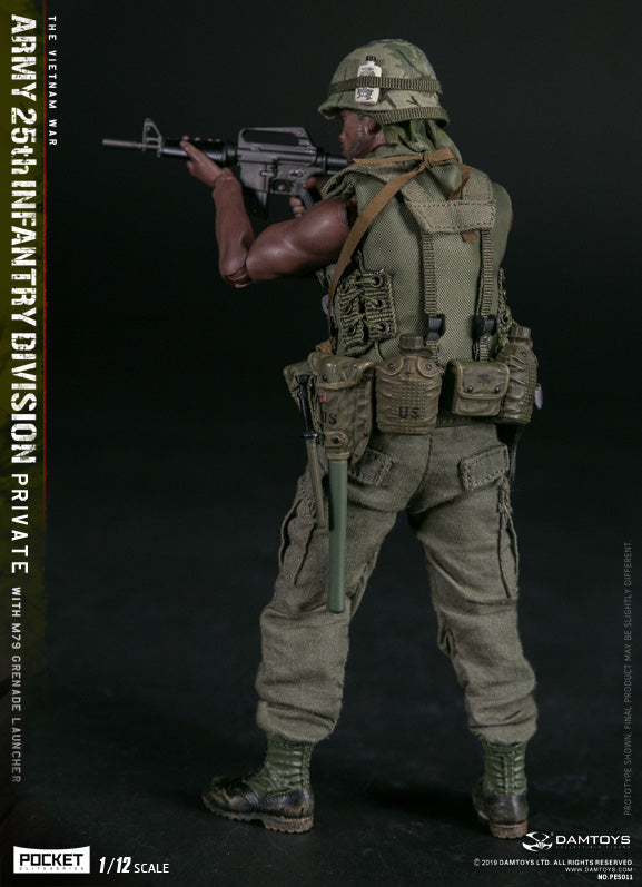 Load image into Gallery viewer, DAM Toys - 1/12 Pocket Elite Series - Army 25th Infantry Division Private WITH M79 Grenade Launcher PES011
