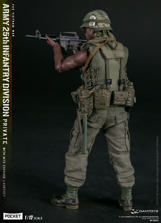 DAM Toys - 1/12 Pocket Elite Series - Army 25th Infantry Division Private WITH M79 Grenade Launcher PES011